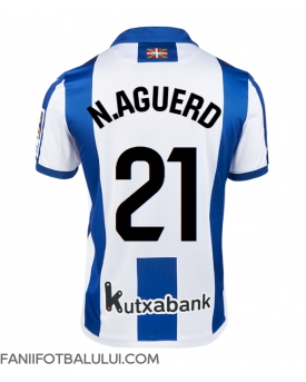 Real Sociedad Nayef Aguerd #21 Tricou Fotbal Replică 2024-25 Barbati Acasa